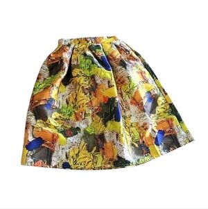Hesperus Premium Abstract Art Flare Skirt NWOT Size M